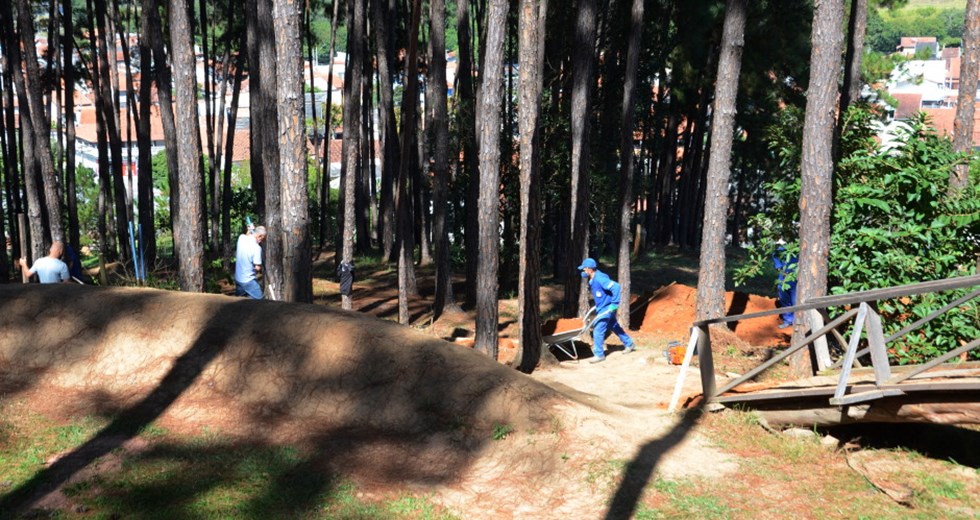 Reforma da Pista de Mountain Bike no Parque Alberto Simões 28/04/2020