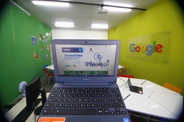 Fundhas conclui a Sala Google em unidades. Foto: Claudio Vieira/PMSJC 26-05-2020