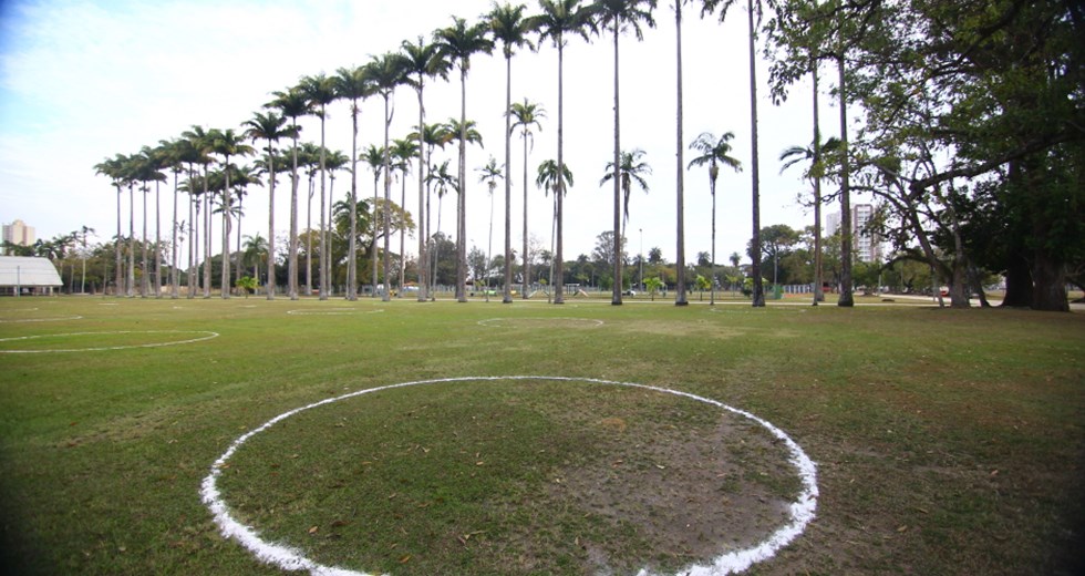 Preparação para abertura do Parque da Cidade. Foto: Claudio Vieira/PMSJC 05-06-2020