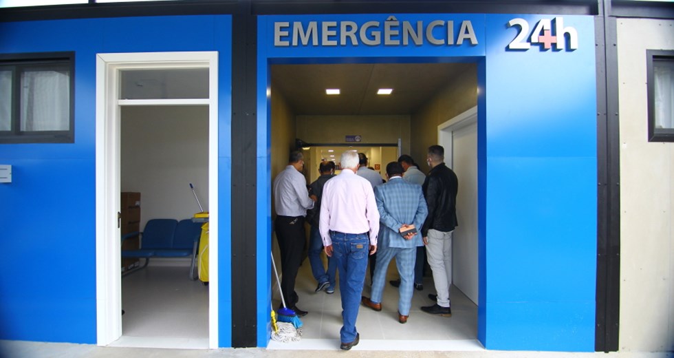 Líderes religiosos visitam o Hospital de Retaguarda. Foto: Claudio Vieira/PMSJC 09-07-2020
