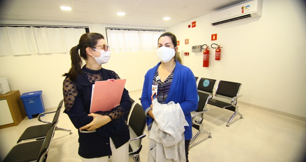 Líderes religiosos visitam o Hospital de Retaguarda. Foto: Claudio Vieira/PMSJC 09-07-2020