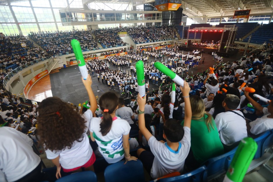 Abertura dos Jogos Escolares 2023 na Farma Conde Arena . Foto: Claudio Vieira/PMSJC 22-03-2023 