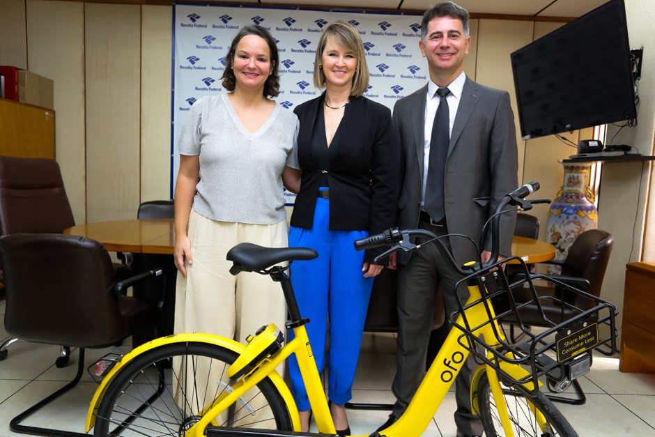 Receita Federal faz a doação de Bicicletas a Prefeitura Municipal