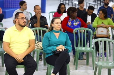 7ª Audiência pública da LDO no Res. Galo Branco. Foto: Claudio Vieira/PMSJC 22-03-2024 