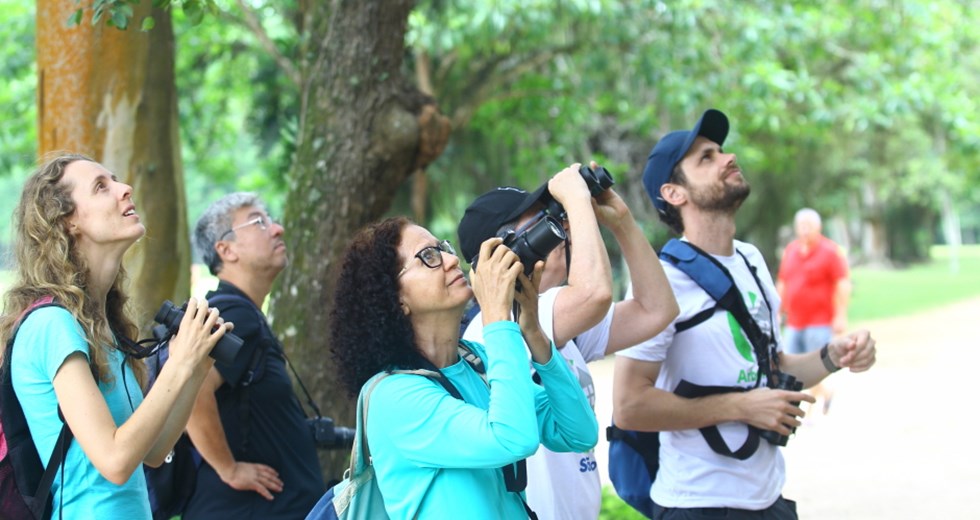  Atividade Ecológica Caminhada pelo Parque da Cidade com Observação de aves. Foto: Claudio Vieira/PMSJC 30-11-2019