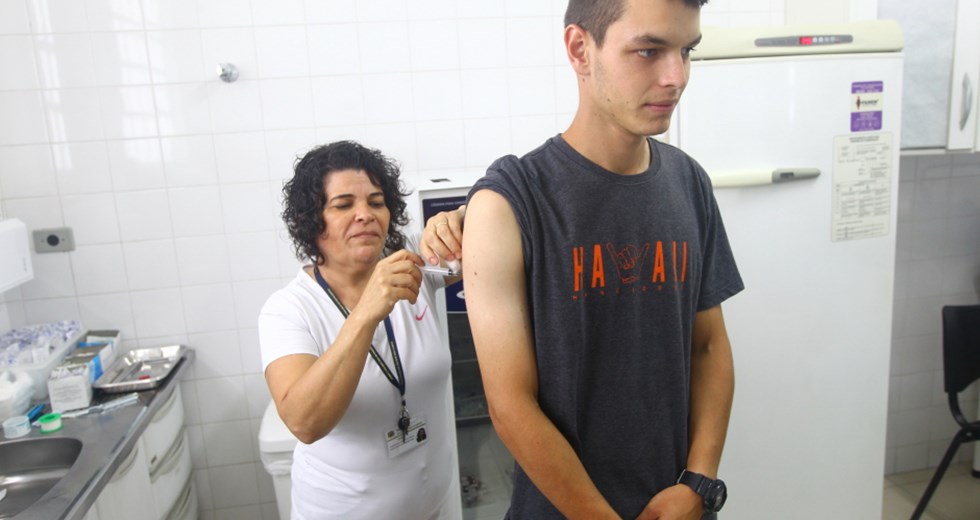 Dia D da campanha de vacinação contra o sarampo nas Ubs Jd Paulista e Santana. Foto: Claudio Vieira/PMSJC 30-11-2019
