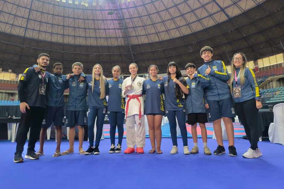 Equipe de Karatê do programa Atleta Cidadão