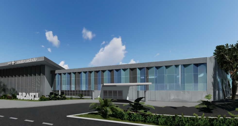 Nova maternidade - Ilustrações em 3D