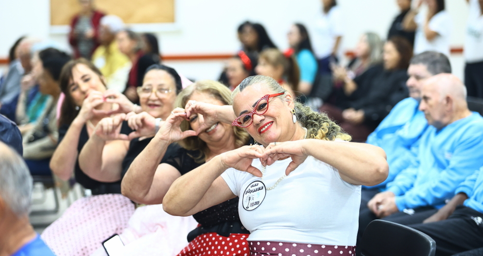 The Vovoice na Casa do Idoso Sul. Foto: Claudio Vieira/PMSJC 31-10-2025  