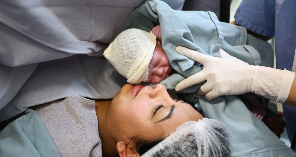 Parto de gestante com gravidez de risco no HM