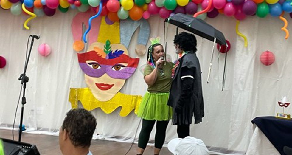 Concurso de fantasias de Carnaval na Casa do Idoso Centro
