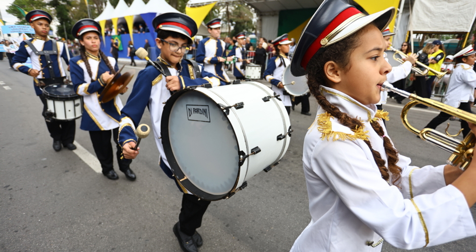 7 de Setembro Dia da Independência - Desfile cívico-militar na Rua 15 de Novembro. Foto: Claudio Vieira/PMSJC 07-09-2025