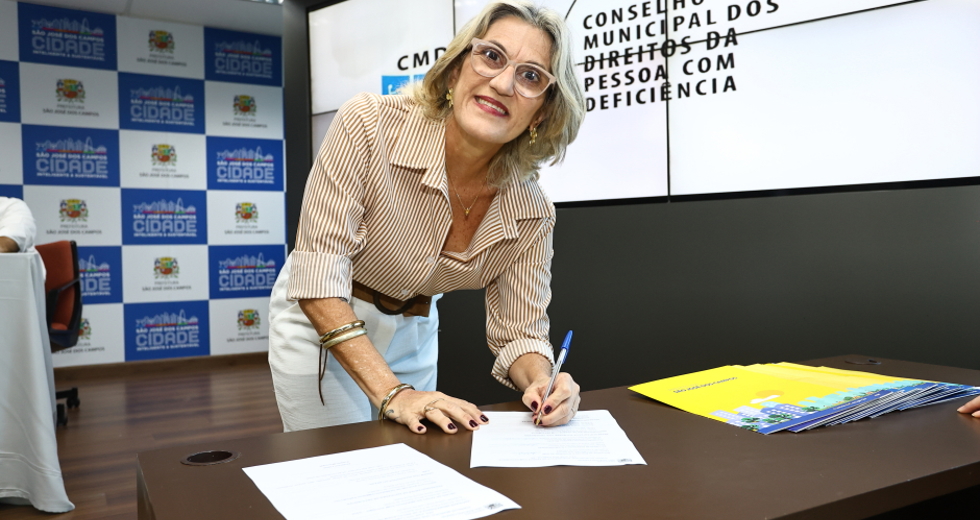 Posse dos Membros do Conselho Municipal da Pessoa com Deficiência - CMDPCD. Foto: Claudio Vieira/PMSJC 05-11-2025
