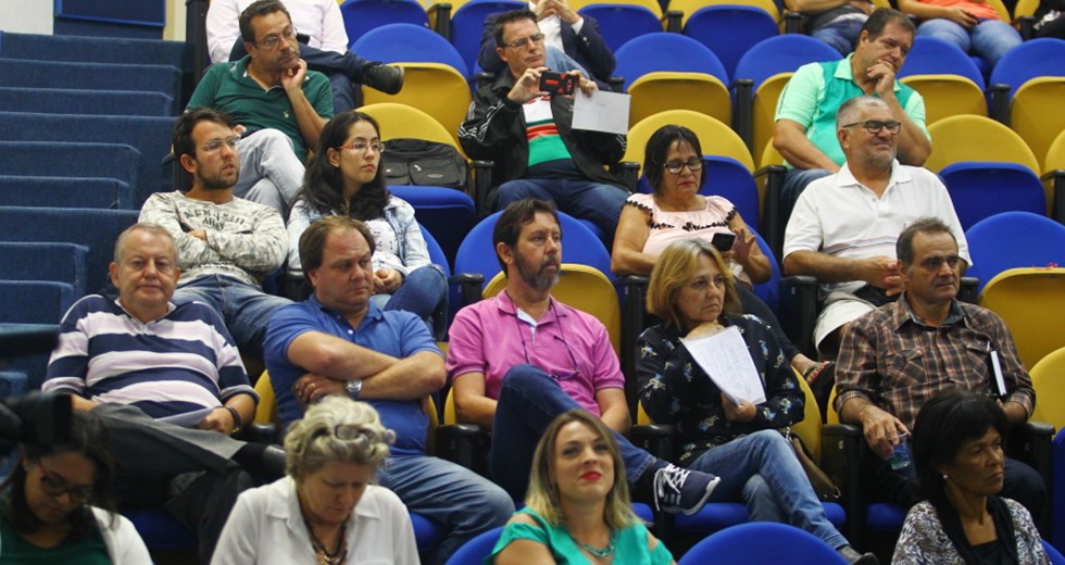Audiência Pública da LDO na Câmara Municipal. Foto: Claudio Vieira/PMSJC. 09-03-2018