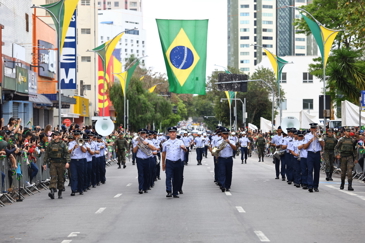 7 de Setembro Dia da Independência - Desfile cívico-militar na Rua 15 de Novembro. Foto: Claudio Vieira/PMSJC 07-09-2025 