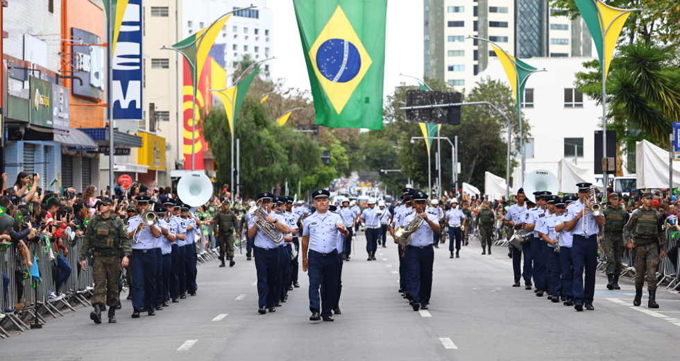 7 de Setembro Dia da Independência - Desfile cívico-militar na Rua 15 de Novembro. Foto: Claudio Vieira/PMSJC 07-09-2025