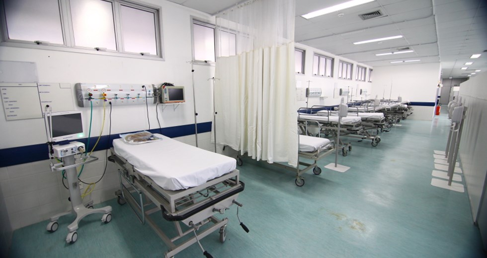 Nova Ala de Enfermaria do Hospital Municipal para atendimento ao Covid19. Foto: Claudio Vieira/PMSJC 13-05-2020 