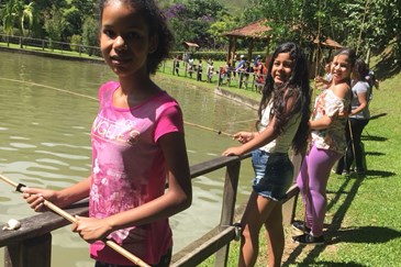 Crianças da Fundhas no Paiol 2018 