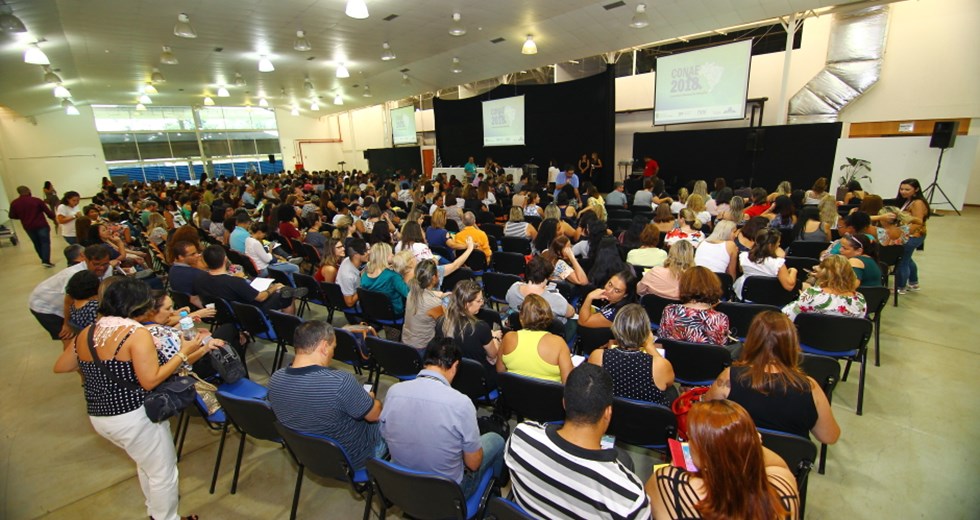 CONAE-2018 - 3ª Conferência Nacional de Educação - Etapa Intermunicipal da Região de São José dos Campos. Foto: Claudio Vieira/PMSJC. 23-03-2018 