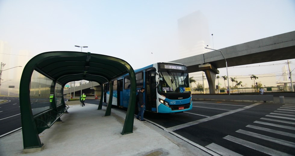 Melhorias geradas no transporte público com o Arco da Inovação. Foto: Claudio Vieira/PMSJC 07-07-2020