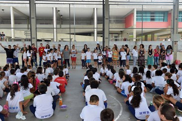 Celebração de Páscoa na Escola Municipal  Hélio Bevilacqua Jd Nova República  28 03 2018