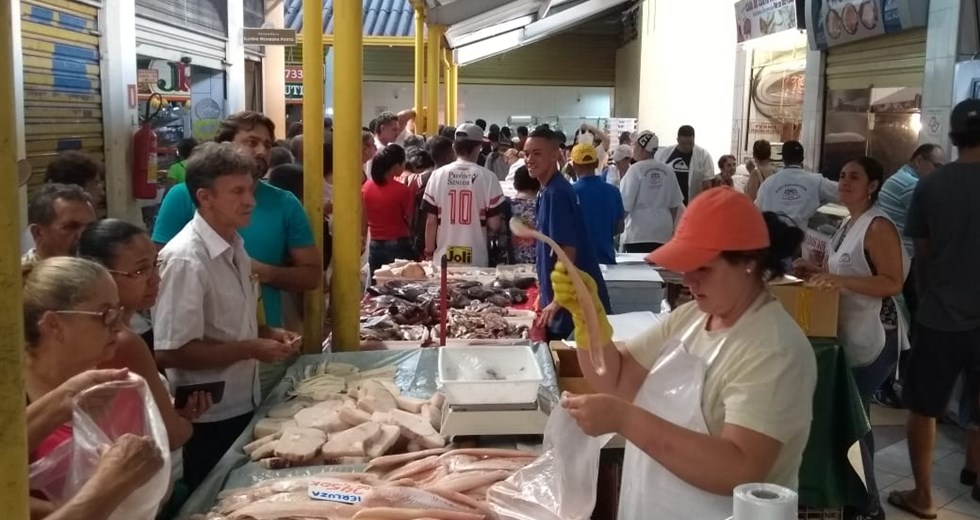 Campanha do Peixe no Mercado Municipal