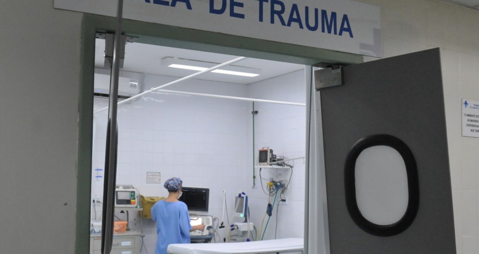 Sala de Trauma no Hospital Municipal 11/12/2020