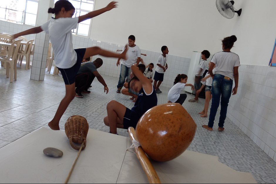Capoeira na Unidade Embraer 