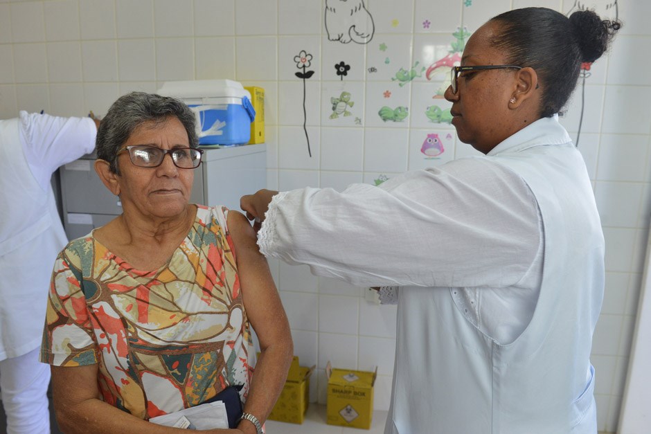 Vacinação H1N1   UBS Jd Paulista 24 04 2018