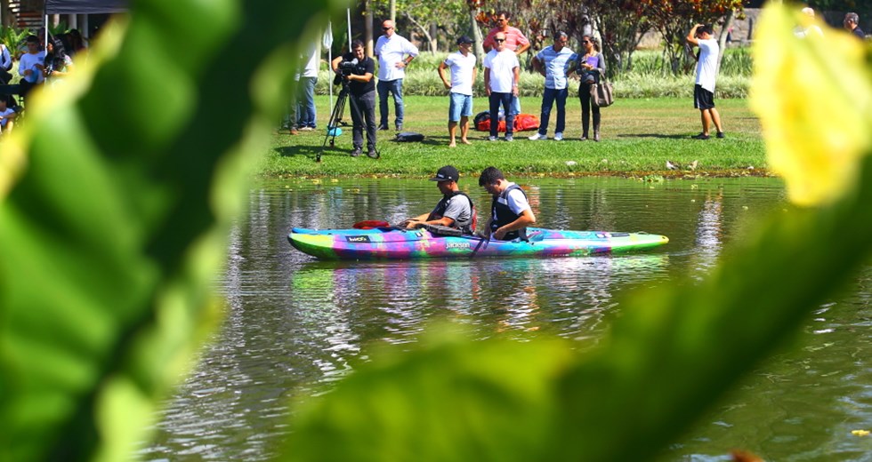 Lago do Parque da Cidade será tratado com tecnologia inovadora. 25-04-2018