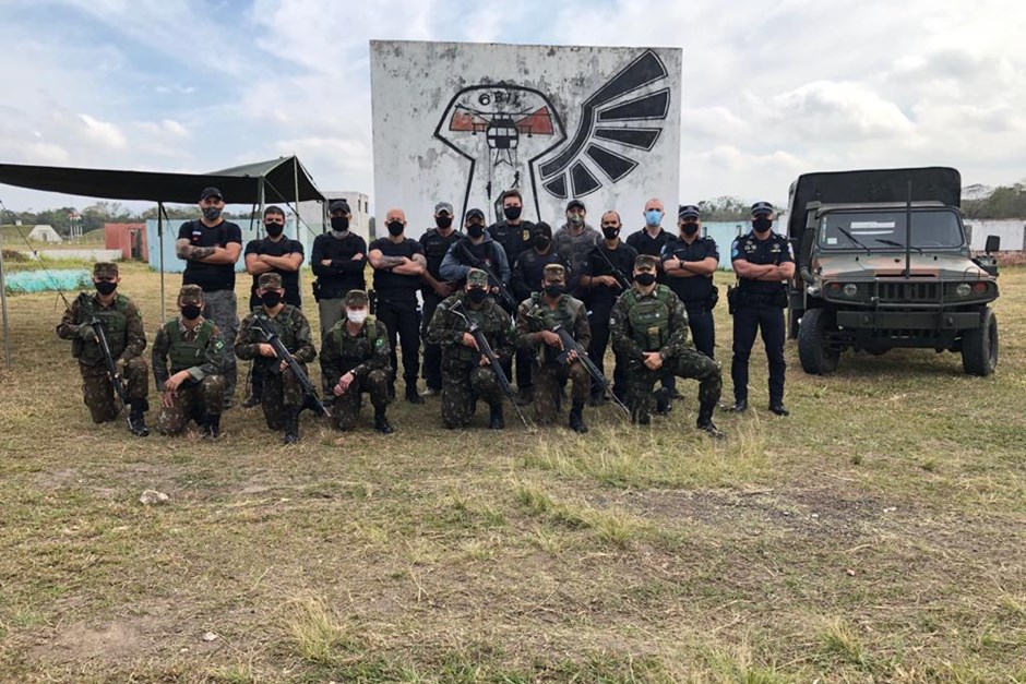 Treinamento da GCM com Exército de Caçapava e Polícia Civil de Taubaté