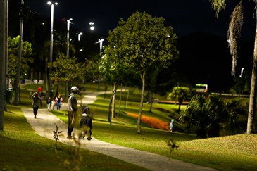 Iluminação com Leds no Parque Interlagos