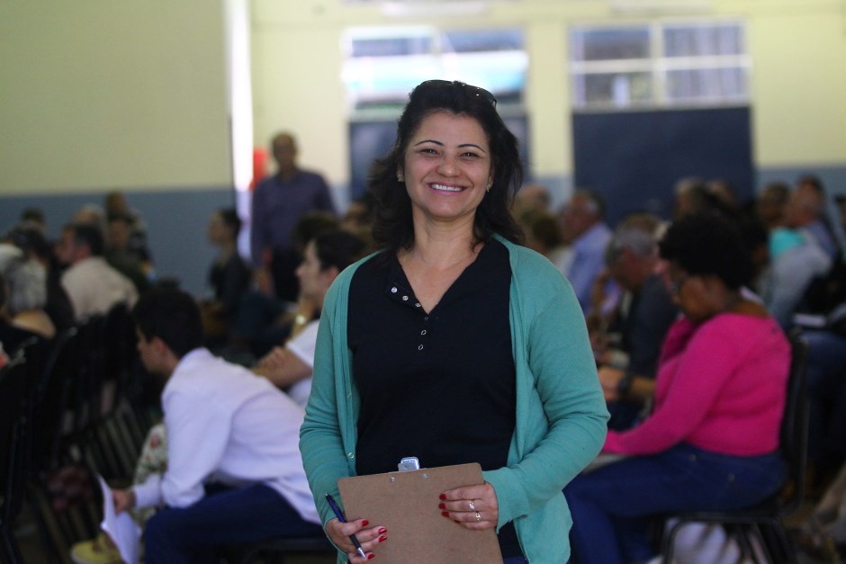 Delsina Alves Magalhães, 42 anos, corretora de imóveis e representante da Sociedade Amigos de Bairro (SAB)