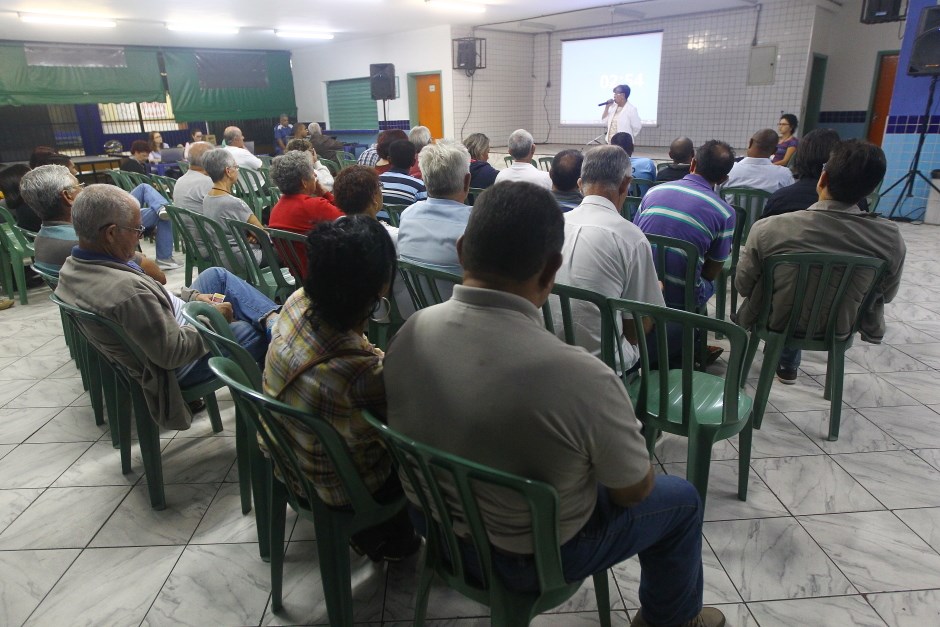Fórum Regional do Plano Diretor na EMEF Lúcia Pereira Rodrigues no bairro Santa Fé (região sudeste). Foto: Claudio Vieira/PMSJC. 10-05-2018