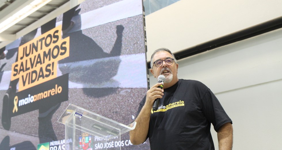 Cerimônia Oficial de Abertura do Movimento Maio Amarelo 2022. Foto: Claudio Vieira/PMSJC 03-05-2022