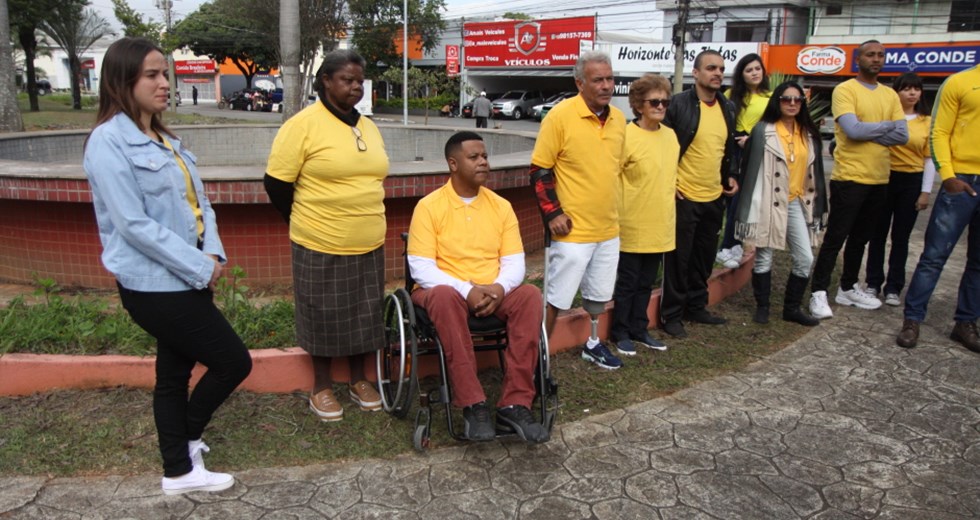 Maio Amarelo - Campanha de conscientização para motoristas. Foto: Claudio Vieira/PMSJC 20-05-2022