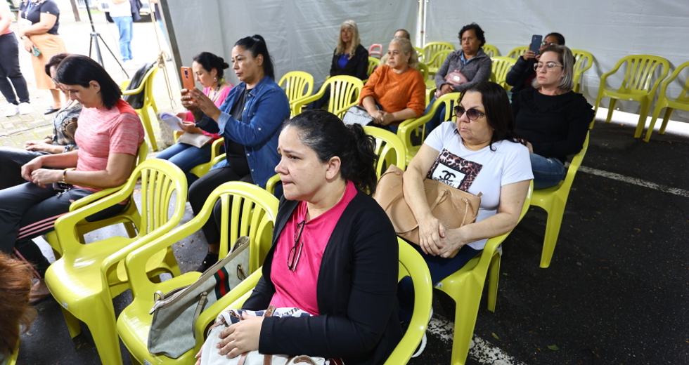 Carreta da Mamografia e Empreendedorismo - SP POR TODAS. Foto: Claudio Vieira/PMSJC 29-10-2025 