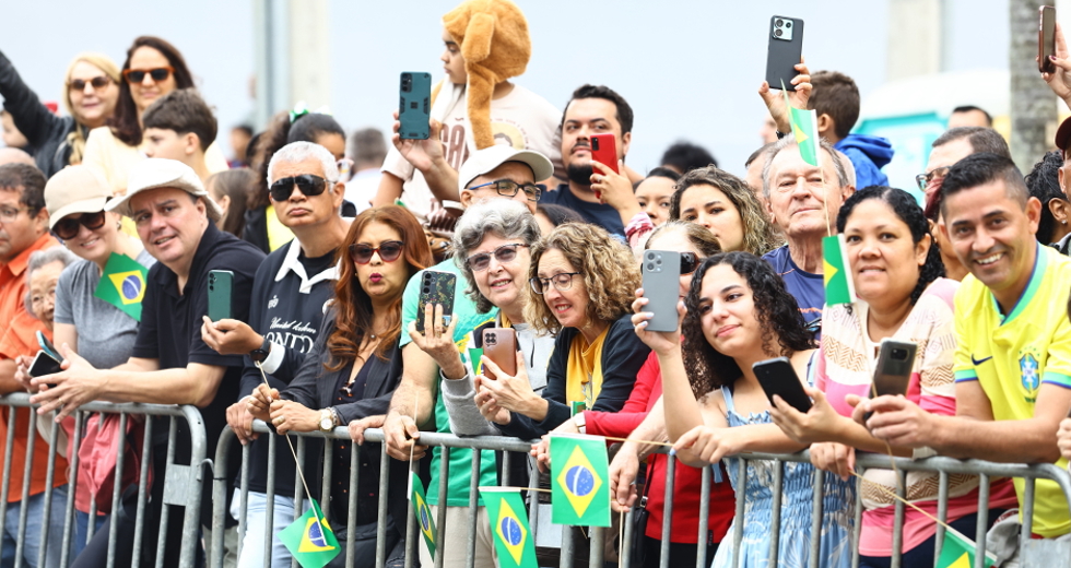 7 de Setembro Dia da Independência - Desfile cívico-militar na Rua 15 de Novembro. Foto: Claudio Vieira/PMSJC 07-09-2025
