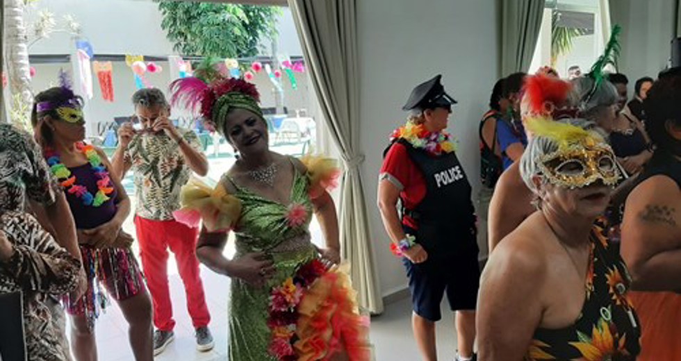 Concurso de fantasias de Carnaval na Casa do Idoso Centro