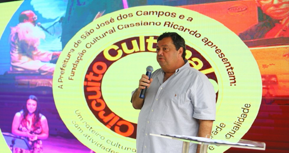 Lançamento do Circuito Cultural. Foto: Claudio Vieira/PMSJC 07-12-2022 