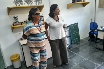 Visita de presidente da Fundação Paulista de