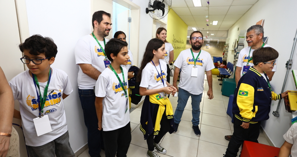 Projeto Sócios-Mirins visita o MIC. Foto: Claudio Vieira/PMSJC 05-11-2025 