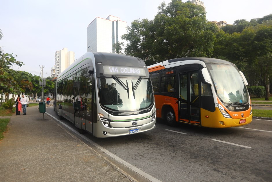 Transporte Público - Linha 331 Campos dos Alemães/Jardim Aquarius. Foto: Claudio Vieira/PMSJC 25-04-2023 