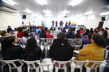 Inserção de novos alunos na Fundhas. Foto: Claudio Vieira/PMSJC. 20-07-2018
