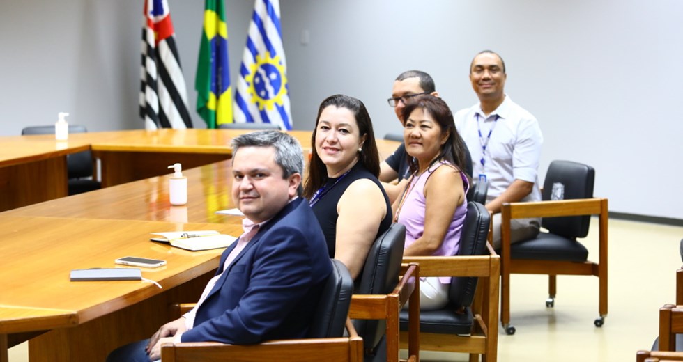 Representantes de 5 Prefeituras visitam Sala do Empreendedor. Foto: Claudio Vieira/PMSJC 26-09-2023  