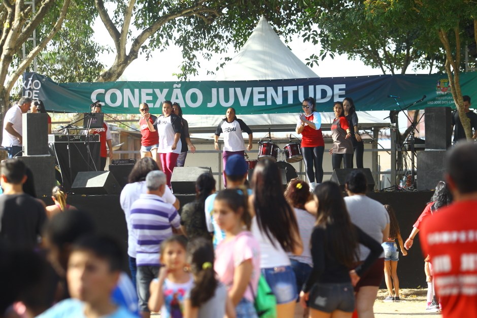 Conexão Juventude no bairro Vila Cristina zona norte. Foto: Claudio Vieira/PMSJC. 21-07-2018