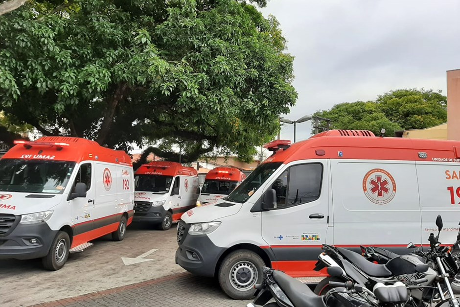 São José recebe 4 ambulâncias para renovação da frota do Samu