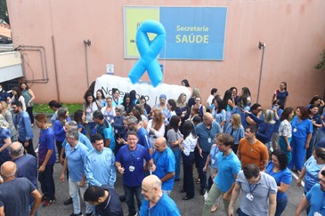 Início do Novembro Azul na Secretaria de Saúde. Foto: Claudio Vieira/PMSJC 01-11-2023 