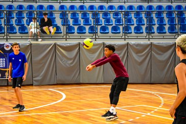 Seletiva do voleibol masculino para jovens nascidos em 2009.