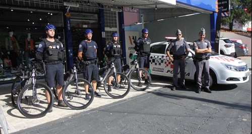 Forças policiais unidas - PMs e Unidades GBike